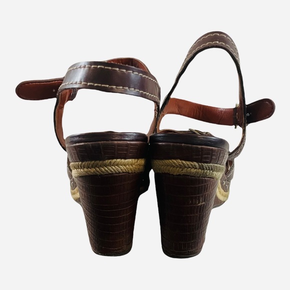 Brown Leather Sandals Women’s size 9.5-10. Vintage Naturalizer Sandals. - Picture 8 of 9